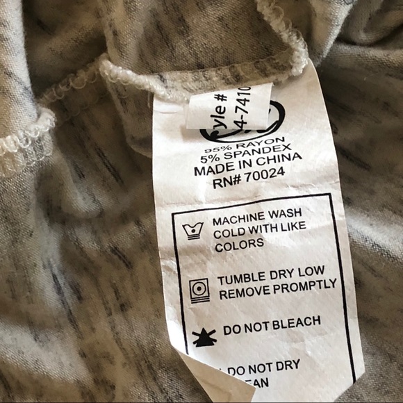 Mod-o-doc Knit Cardigan Sweater M Heather Grey - Picture 6 of 6